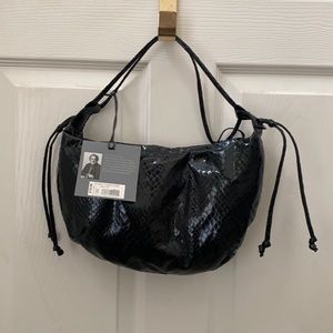 Carlos Falchi for Target black shoulder bag NWT